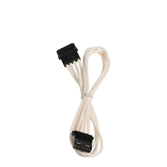 Bitfenix BFA-MSC-MM45WK-RP alchemy multisleeved(4) cable - 45cm - Molex Extension ( 4pin power ) cable - White