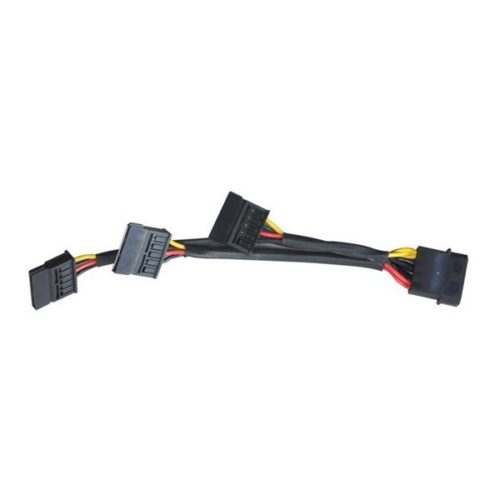 Lian-li PW-SA3 - 4Pin molex to 3x Sata power adapter cable - with 3x different length ( 300/265/220mm ) for easier installation