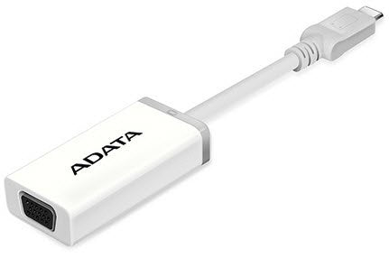 Adata ACVGAPL-ADP-CWH type-C USB3.1 to VGA ( d-sub ) extension converter/cable ( female , work with existing cable )