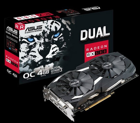 Asus DUAL-RX580-o4G - 4Gb Oc