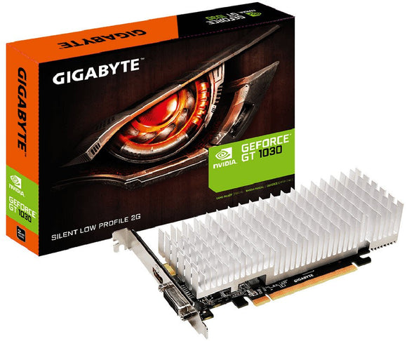 Gigabyte GV-N1030SL-2GL - gtx1030 with extra Low-profile bracket + Silent heatsink