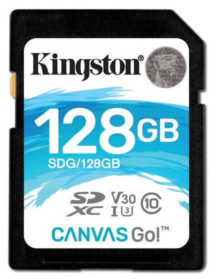 Kingston SDCR/128GB miCroSDXC Canvas React designed for HD+Hi-Res filming