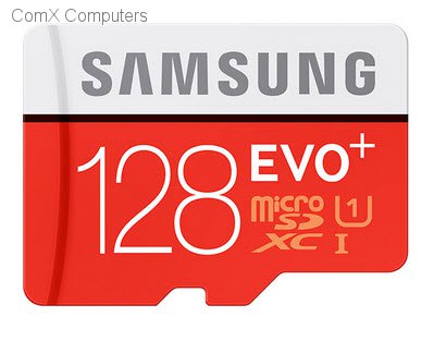 Samsung MB-MC128GA 128Gb miCroSDXC Evo Plus ( 15x11x1mm ) with SD adapter