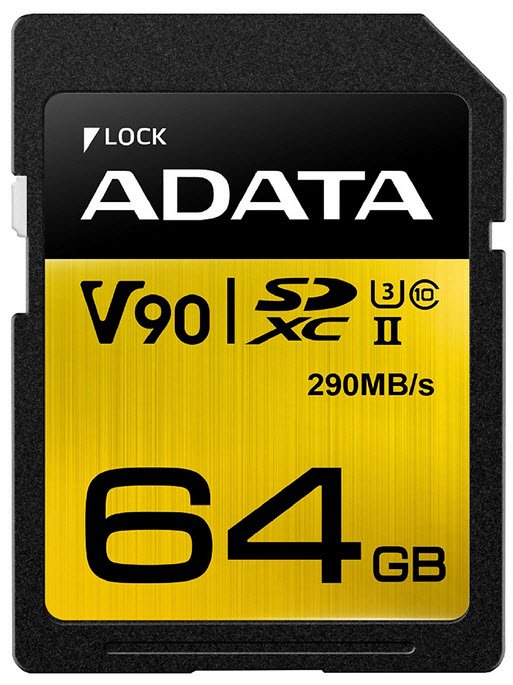 ADATA premier one ASDX64GUII3CL10-C 64Gb SDXC ( 24x32x2.1mm )