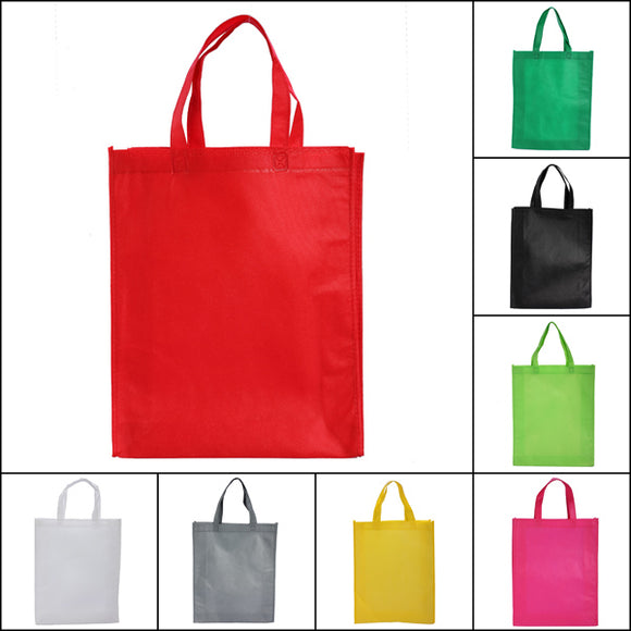 Shopping Cloth Fabric Bag Pure Color Tote Bag Shoulder Bag