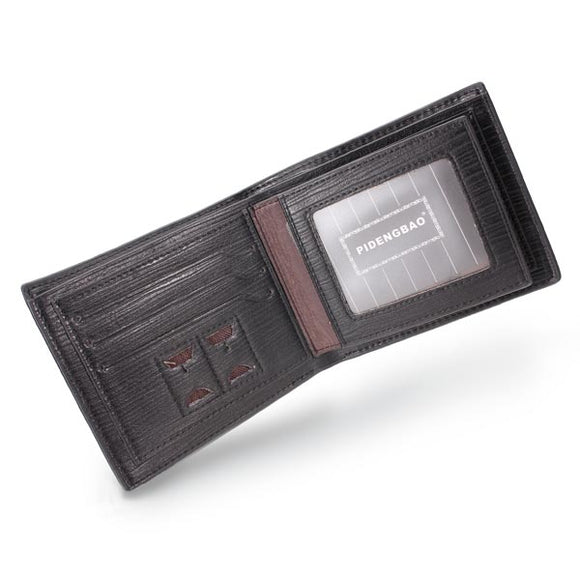 Men's Casual PU Leather Multi-bit Cards Wallet