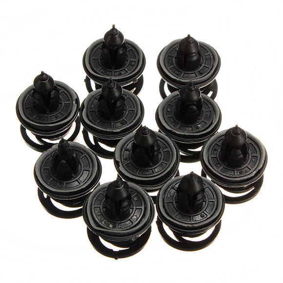 10PCS Car Auto Door Panel Card Trim Clips For VW Transporter Black