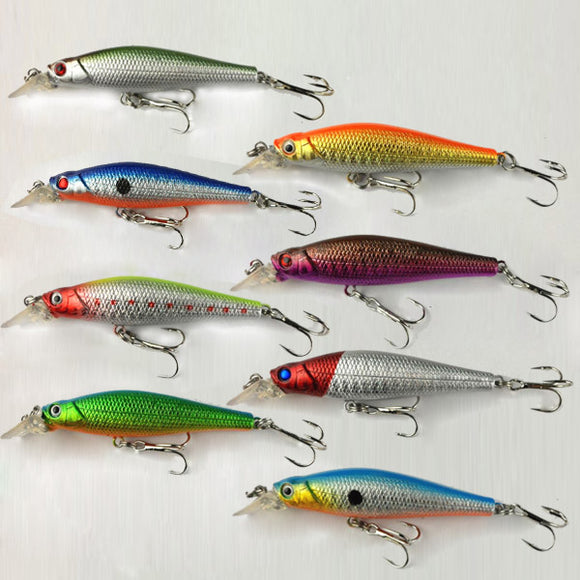 Minnow Real Life-Like Fishing Lure Multi-colors Floating Lures Baits