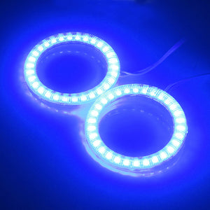 Car Pair 30 LED SMD Lights Angel Eye Halo Lamps 60mm For BMW