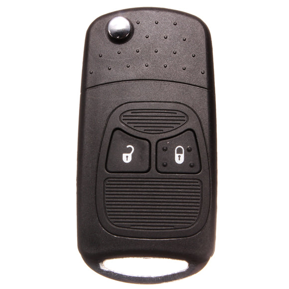 Two Buttons Remote Entry Key Case Shell For Chrysler Dodge With Blade