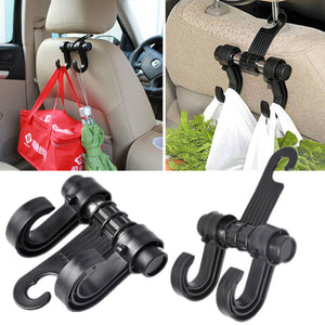 Black Auto Car Seat Purse Bag Organizer Hanger Tool Holder Hook