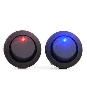 12V Double Flash Hazard Light Switch Button Motorcycle Accessories
