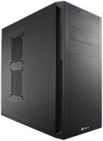 Corsair CC-9011041-WW carbide series 200R Windowed , No psu ( bottom placed psu design ) , all black