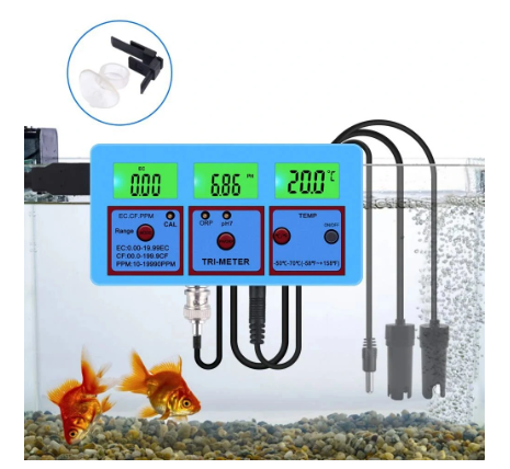 6 in 1 PH/EC/CF/TDS(PPM)/Temp ORP Tester Multiparameter Digital TDS Meter Water Quality EC Detector Pool PH Analyser