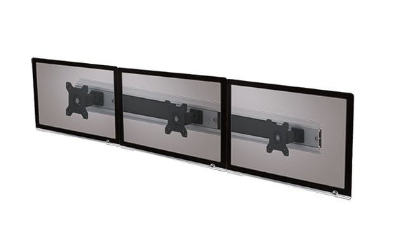 Aavara V6721 wall-mount column rail system for 2x display ( vertical or horizontal , position adjustable ) - aluminum alloy