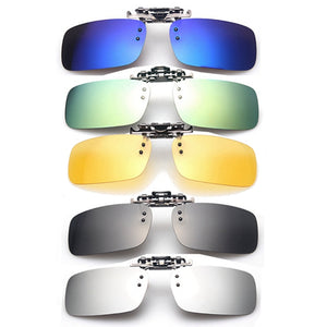 Polarized Clip On Sun Glassess Sun Glassess Driving Night Vision Lens