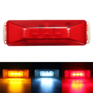 3 LED 12V Truck Trailer Lorry Side Marker Light Lamp Red Amber White